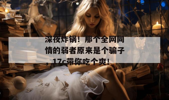 深夜炸锅！那个全网同情的弱者原来是个骗子，17c带你吃个爽！